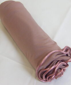 Voile en jersey luxury frisé blush