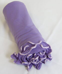 Voile en jersey luxury frisé lilas