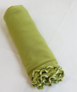 Voile en jersey luxury frisé vert olive
