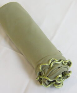 Voile en jersey luxury frisé vert pomme