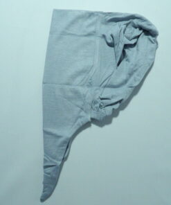 bonnet à nouer gris clair