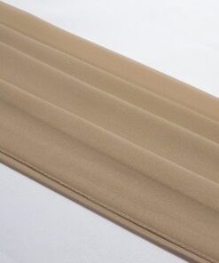 Voile en mousseline beige foncé