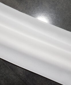 Voile en mousseline blanc