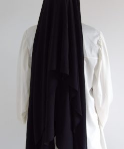 Voile plume noir