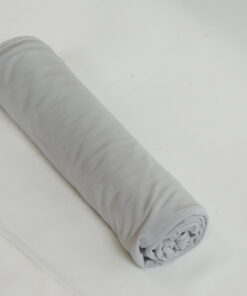 Voile Jersey luxury silk satin gris claire