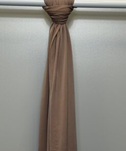 Voile en jersey luxury beige foncé