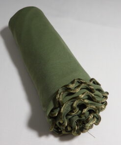 Voile en jersey luxury frisé kaki