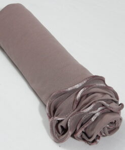 Voile en jersey luxury frisé vieux rose