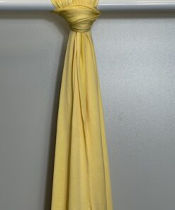 Voile en jersey luxury jaune doux