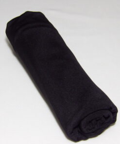 Voile Jersey luxury silk satin black